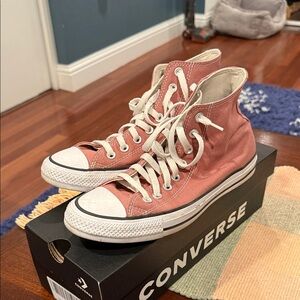 Converse Women's Dusty Pink High-Top Sneakers